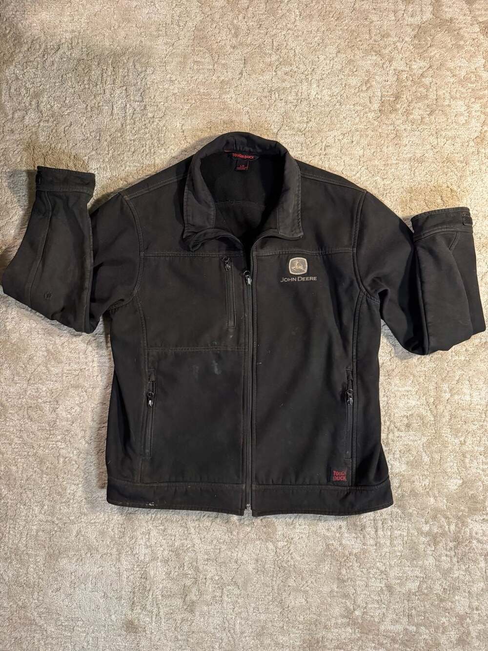 Tough Duck John Deere Branded Softshell Utility Jacket